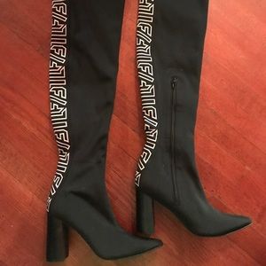 LF thigh high boots NWT